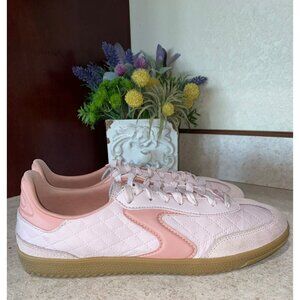 Skechers Womens Hotshot Cool Transition Quilted Sneakers - Size 8 - Pink & White